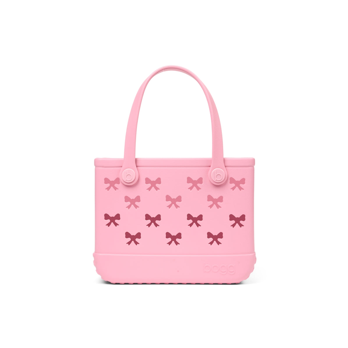 Bitty Bogg Bag Bubblegum Bows Outdoor Journey Tote Heavy Duty Oversized Accessory Organizer Pouch for Family Trips