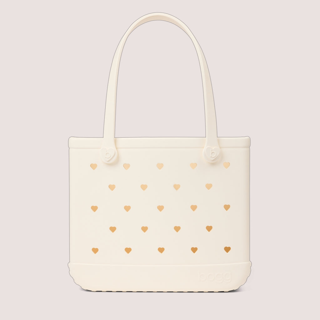 Baby Bogg Bag Cut Out Heart Coconut Cruise Essentials Travel Tote Waterproof Durable with Makeup Bag for Boat Trips Travel Organizer Vacation Essentials for Women