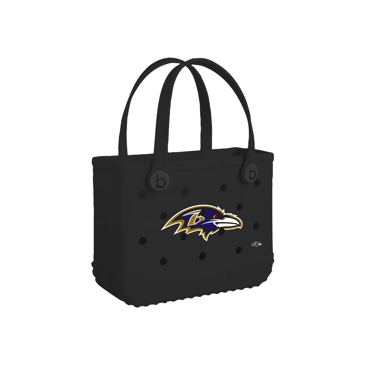 Bitty Bogg Bag Baltimore Ravens Outdoor Adventure Pool Tote Sandproof Easy Clean with Spacious Interior for Camping Trips Travel Organizer Vacation Essentials for Women