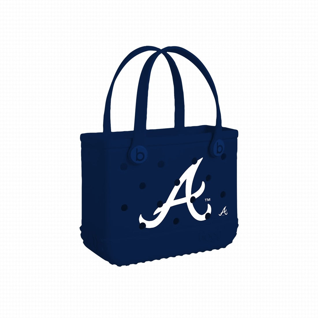 Bitty Bogg Bag Atlanta Braves Poolside Storage Carryall Easy Clean Waterproof with Waterproof Phone Pouch for Outdoor Adventures Travel Organizer Vacation Essentials for Women