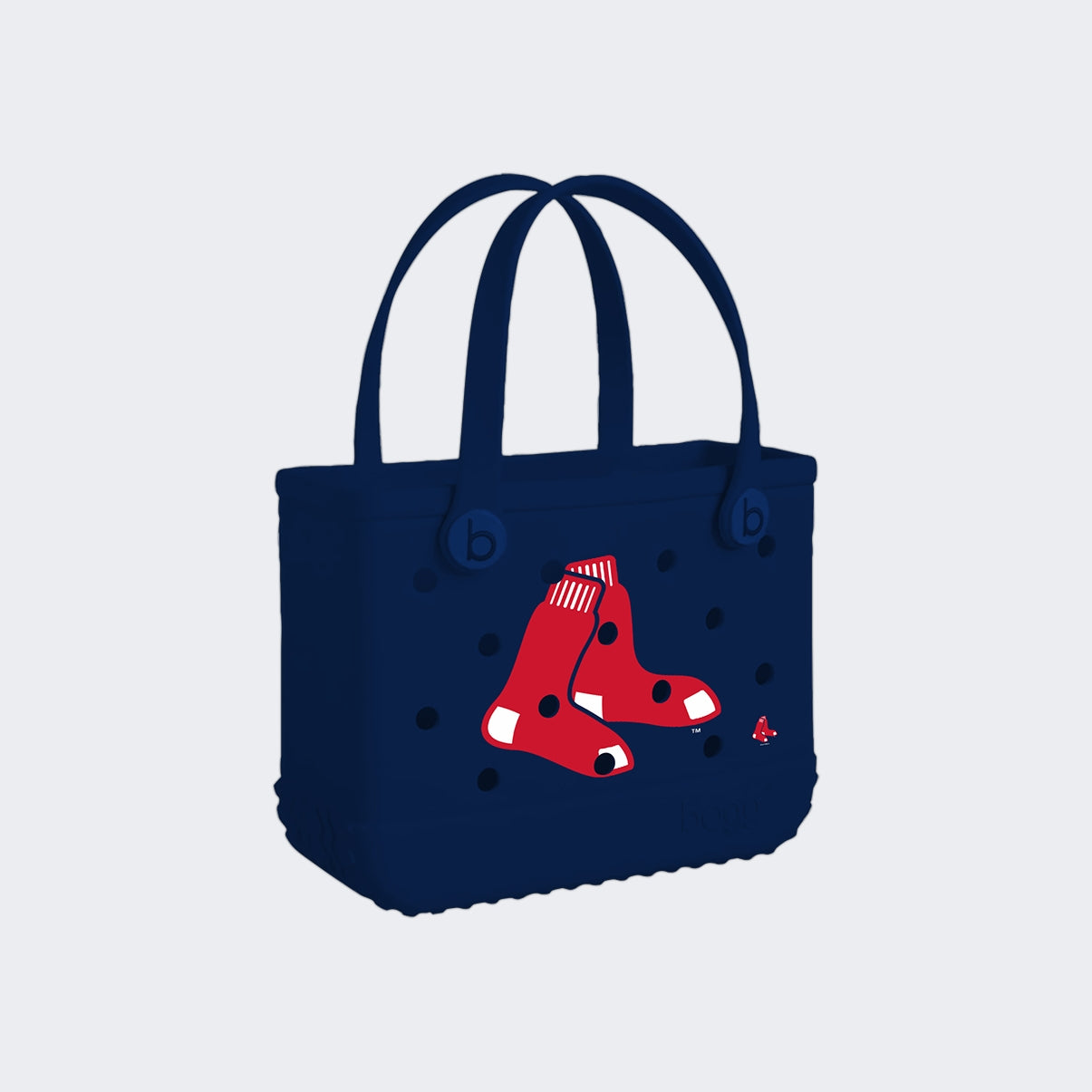 Bitty Bogg Bag Boston Red Sox Cruise Essentials Travel Tote Lightweight Large Capacity with Travel Accessory Pouch for Pool Days Travel Organizer Vacation Essentials for Women