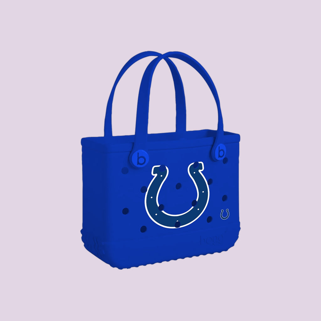 Bitty Bogg Bag Indianapolis Colts Coastal Weekend Carryall Luxury Tip Resistant Accessory Organizer Pouch for Women