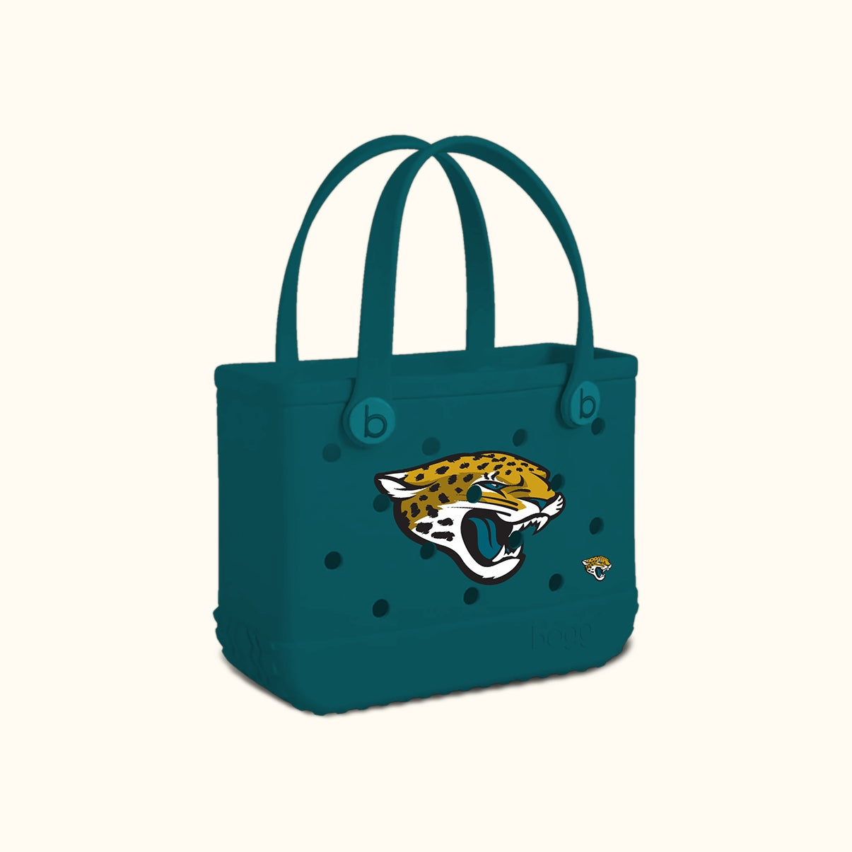 Bitty Bogg Bag Jacksonville Jaguars Travel Ready Pool Tote Functional Easy Clean Reinforced Grip Handles for Summer Adventures