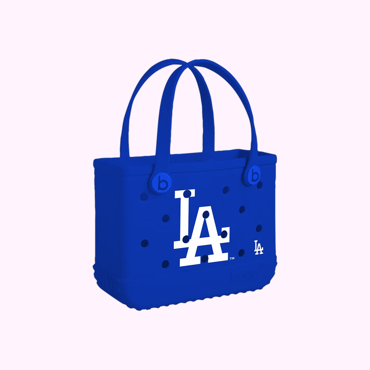 Bitty Bogg Bag Los Angeles Dodgers Waterproof EVA Beach Tote Bag Washable Washable with Spacious Interior for Weekend Getaways Travel Organizer Vacation Essentials for Women
