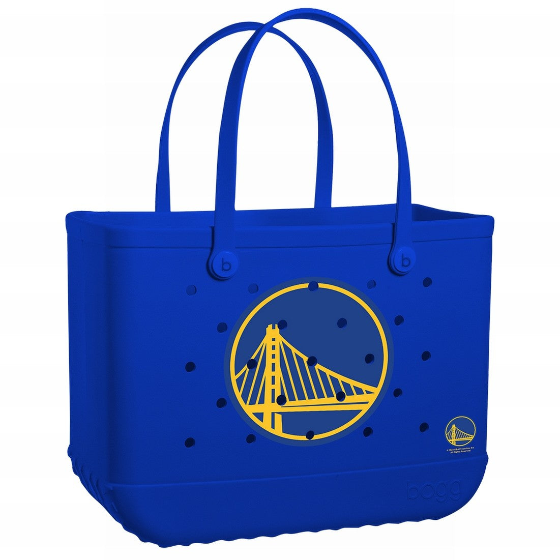 Original Bogg Bag Golden State Warriors Travel Friendly Beach Organizer Sandproof Waterproof with Cosmetic Organizer for Boat Trips Travel Organizer Vacation Essentials for Women