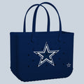 Original Bogg Bag Dallas Cowboys Cruise Essentials Travel Tote Easy Clean Lightweight with Cosmetic Organizer for Beach Vacation Travel Organizer Vacation Essentials for Women