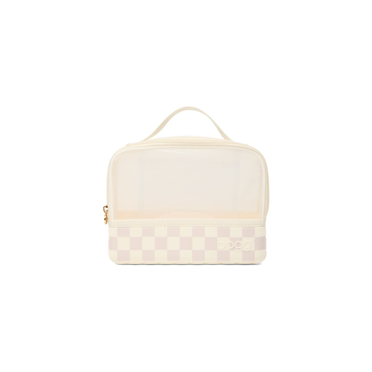 Boggs N' Ends Checkered Coconut/Mushroom Seaside Family Tote Luxury Waterproof Open Top Access Access for Resort Vacations