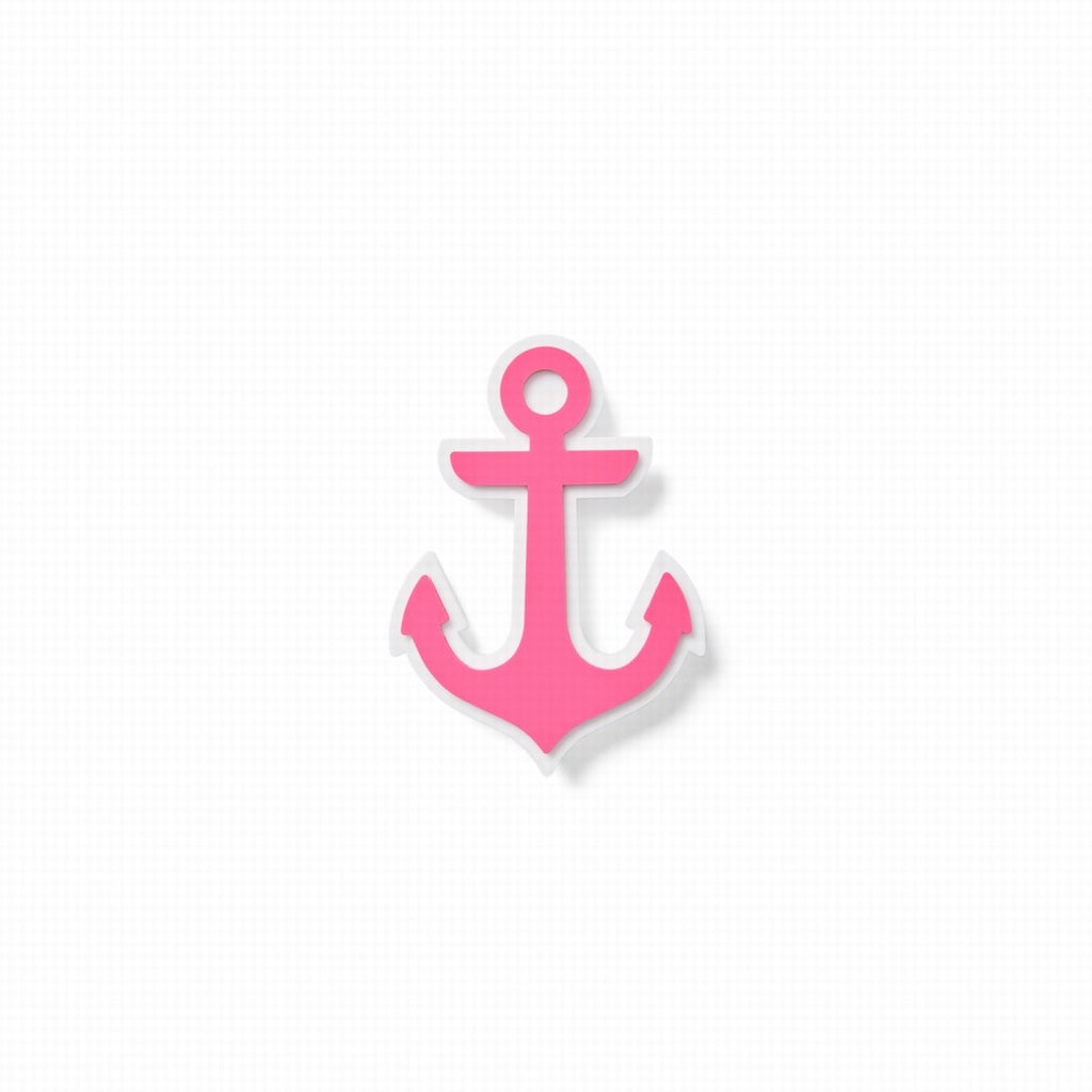 Bogg Bit Pink Anchor Family Beach Day Carryall Sandproof Easy Clean with Cosmetic Organizer for Boat Trips Travel Organizer Vacation Essentials for Women