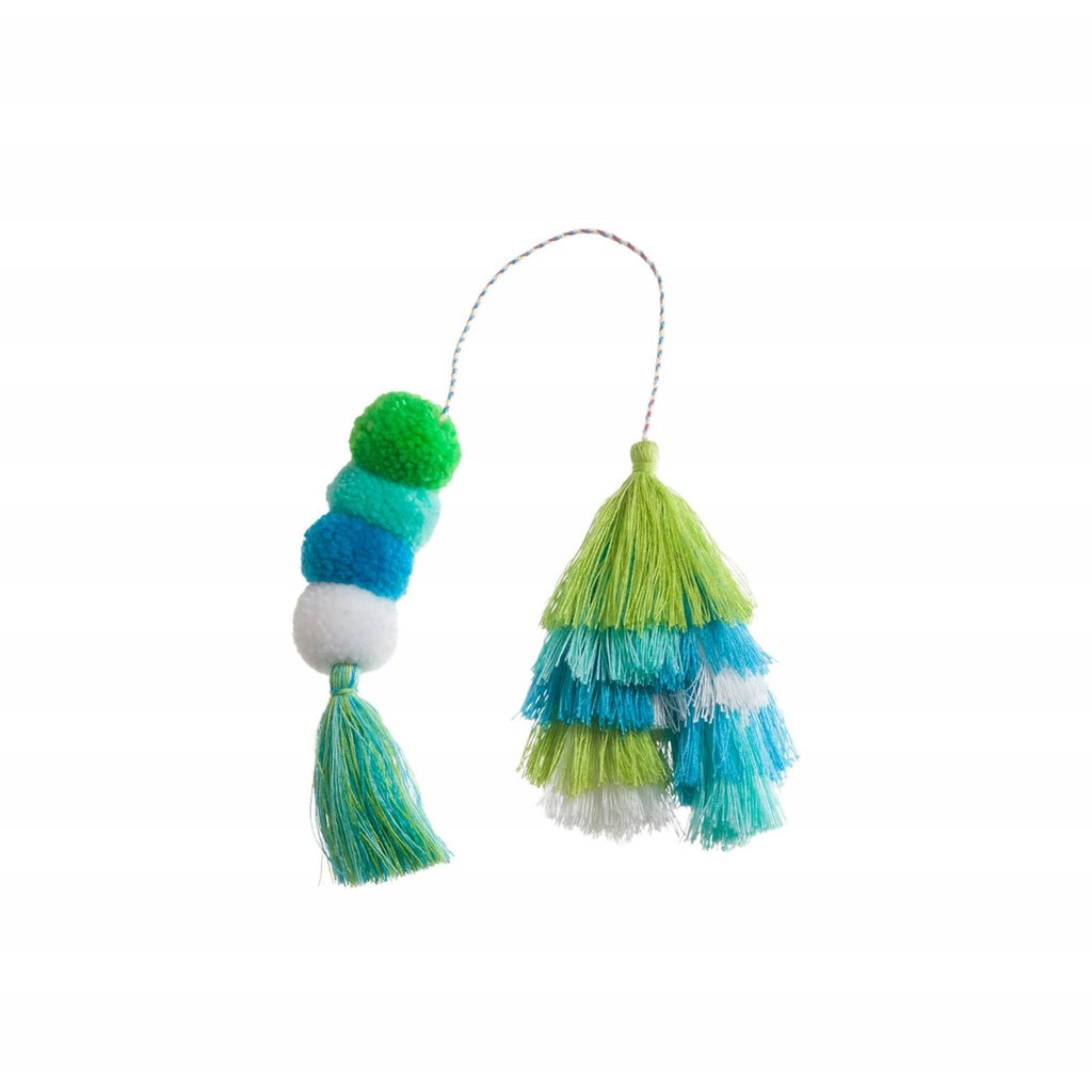 Bogg Bag Bauble Seaweed Double Tassel Resort Collection Carryall Modern Quick Dry Waterproof Phone Pouch Included for Family Trips