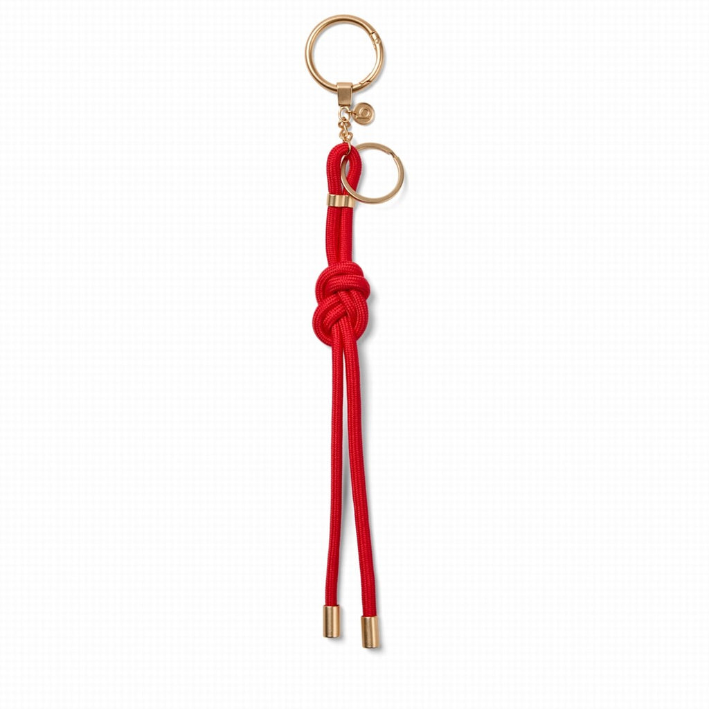 Bogg'd & Charmed Buoy Red Nautical Rope Summer Beach Accessories Bag Sandproof Travel Friendly with Cosmetic Organizer for Resort Holidays Travel Organizer Vacation Essentials for Women
