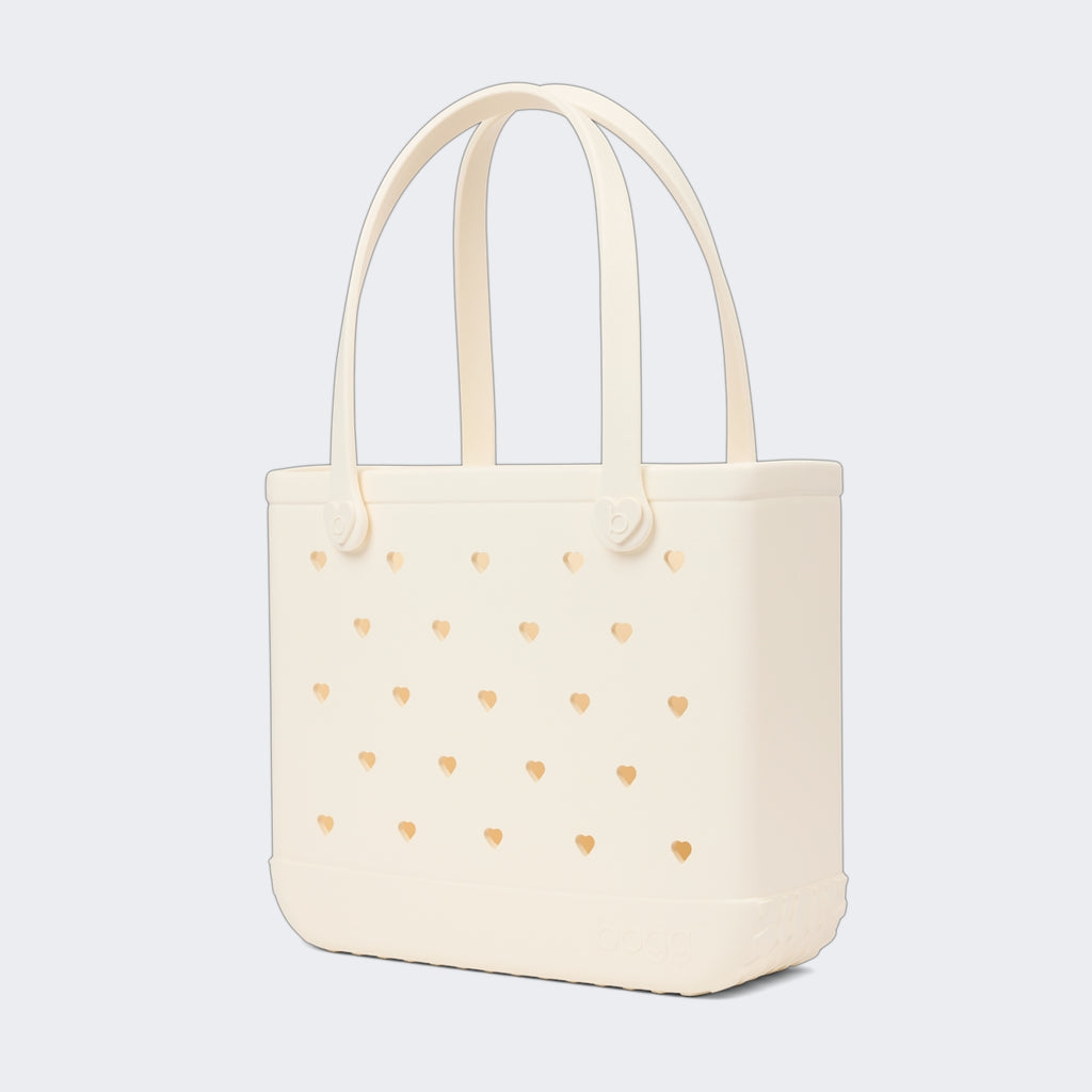 Baby Bogg Bag Cut Out Heart Coconut Cruise Essentials Travel Tote Waterproof Durable with Makeup Bag for Boat Trips Travel Organizer Vacation Essentials for Women