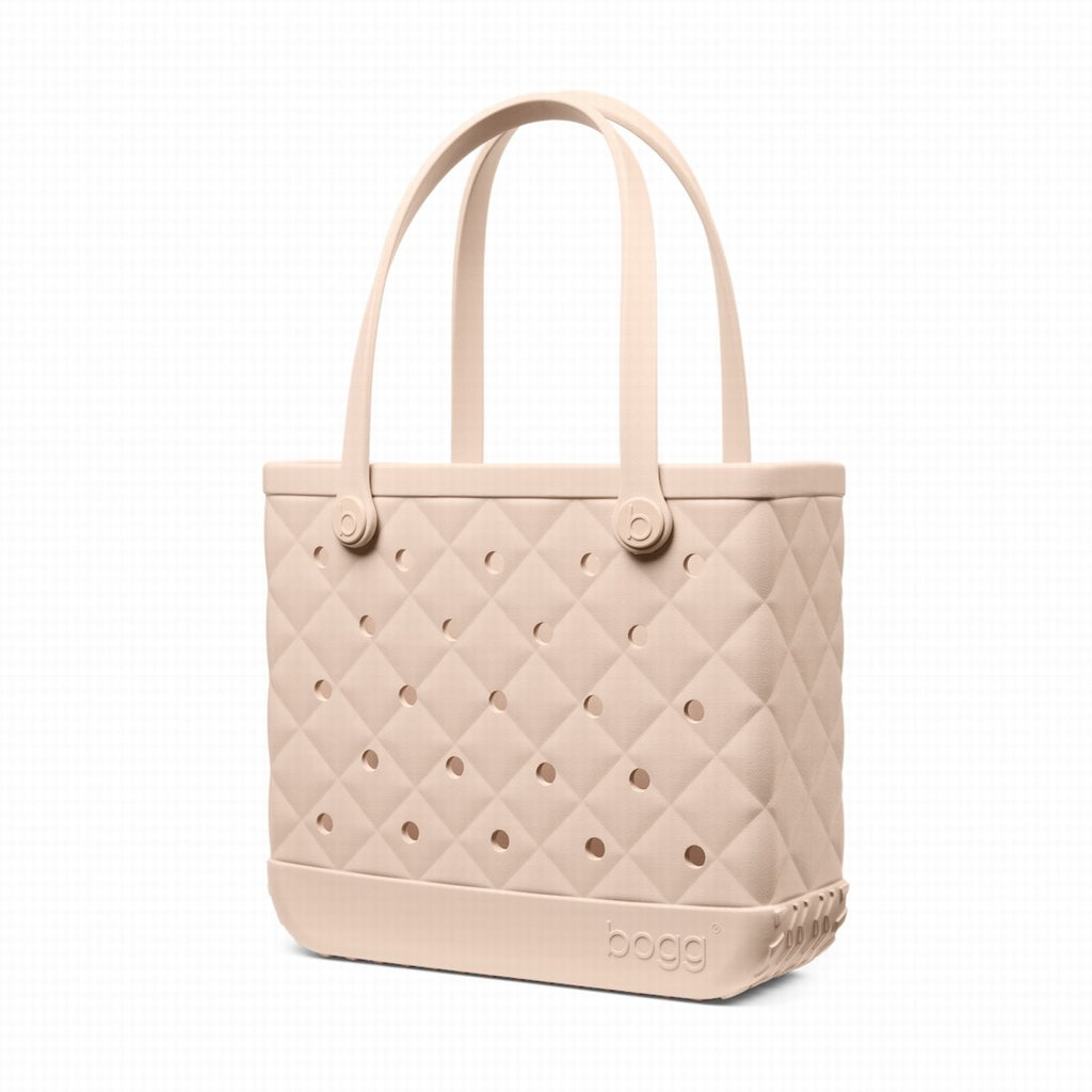 Baby Bogg Bag Quilted Freshly Pressed Linen Summer Escape Beach Bag Functional Oversized Deep Storage Interior for Women