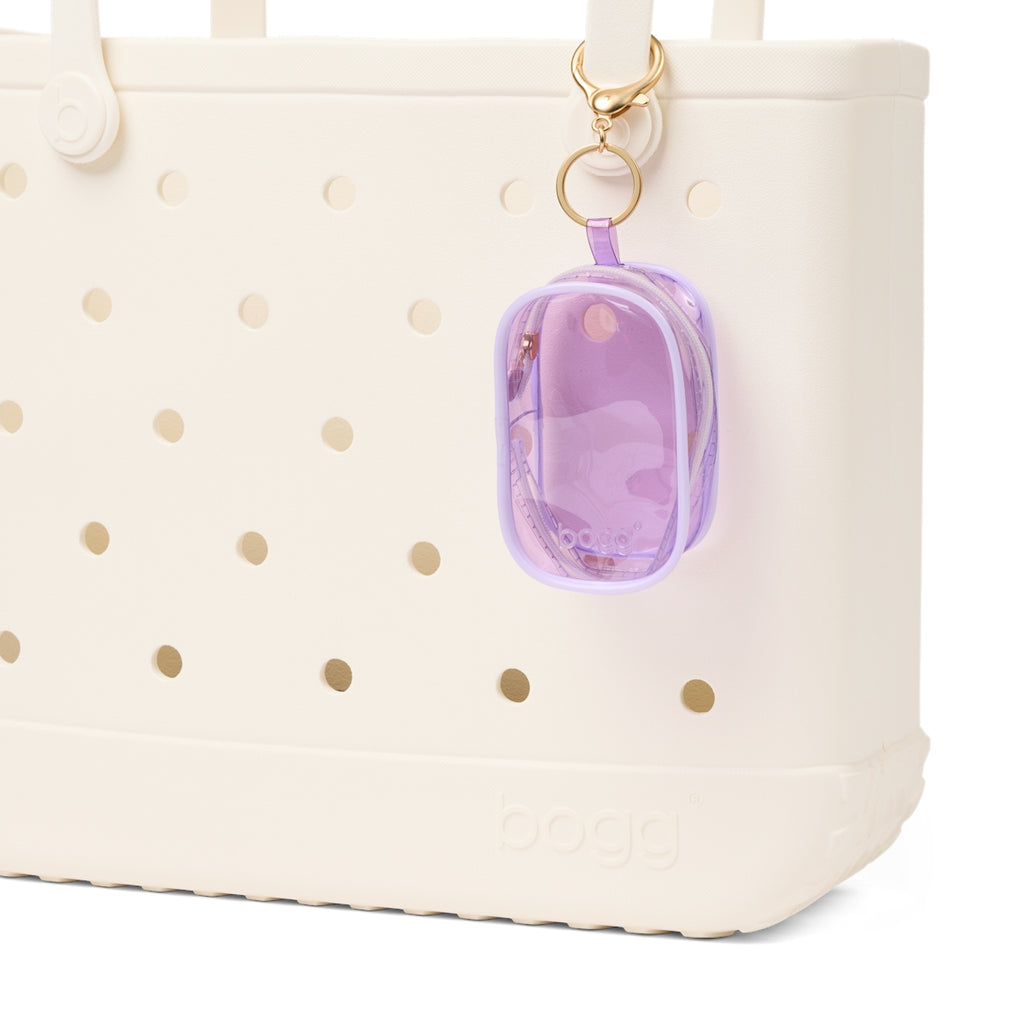 Bubble Bogg I Lilac You A Lot Waterproof EVA Beach Tote Bag Waterproof Durable with Travel Accessory Pouch for Resort Holidays Travel Organizer Vacation Essentials for Women