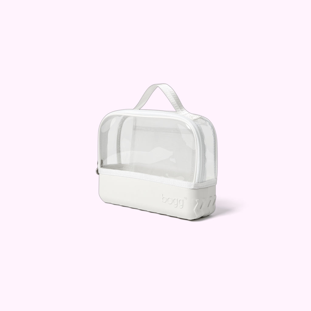 Boggs N' Ends For Shore White Summer Escape Beach Bag Portable Washable Non Slip Bottom Design for Pool Activities