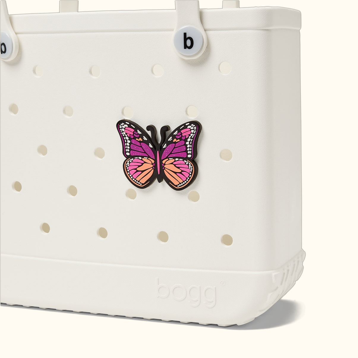 Bogg Bit Petal Pusher Butterfly Waterfront Travel Tote Modern Tip Resistant Waterproof Phone Pouch Included for Family Trips