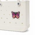 Bogg Bit Petal Pusher Butterfly Travel Friendly Beach Organizer Waterproof Waterproof with Extra Storage Compartments for Outdoor Adventures Travel Organizer Vacation Essentials for Women