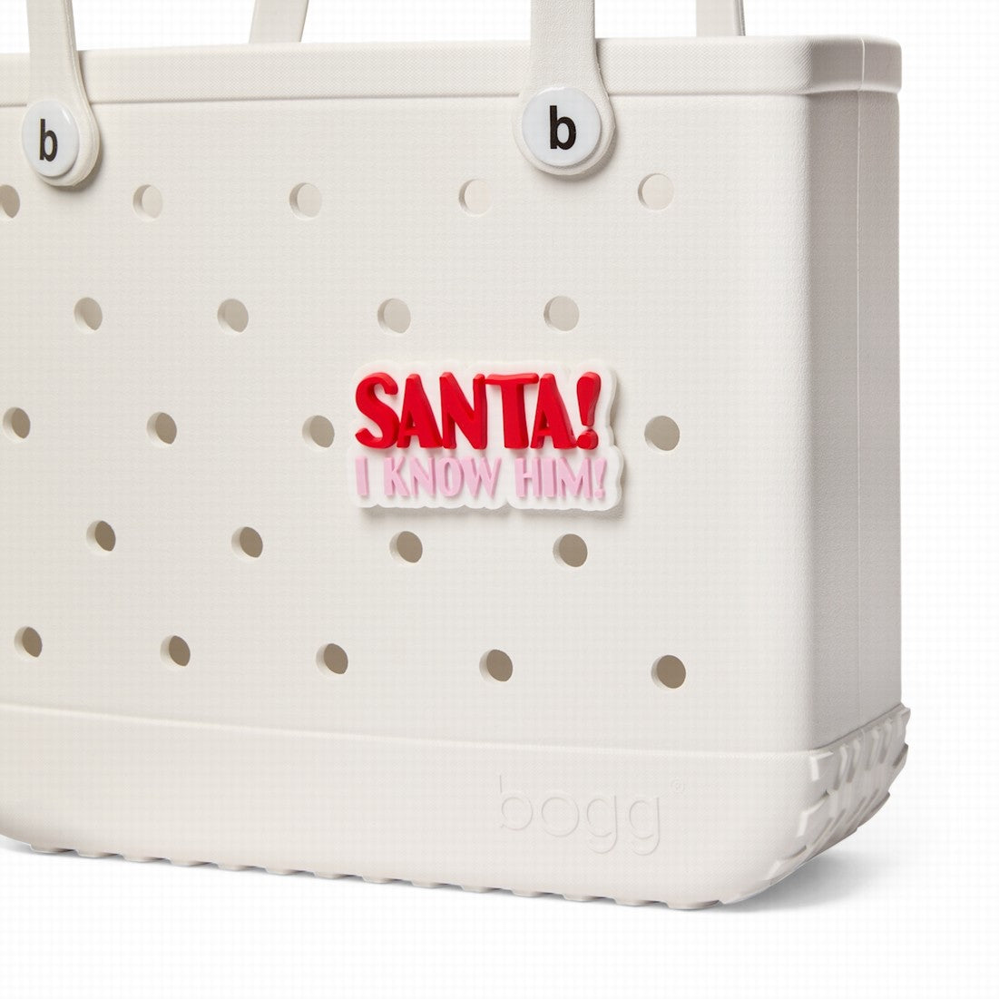 Bogg Bit Santa! I Know Him! Pool Gear Organizer Heavy Duty Washable Waterproof Phone Pouch Included for Resort Vacations
