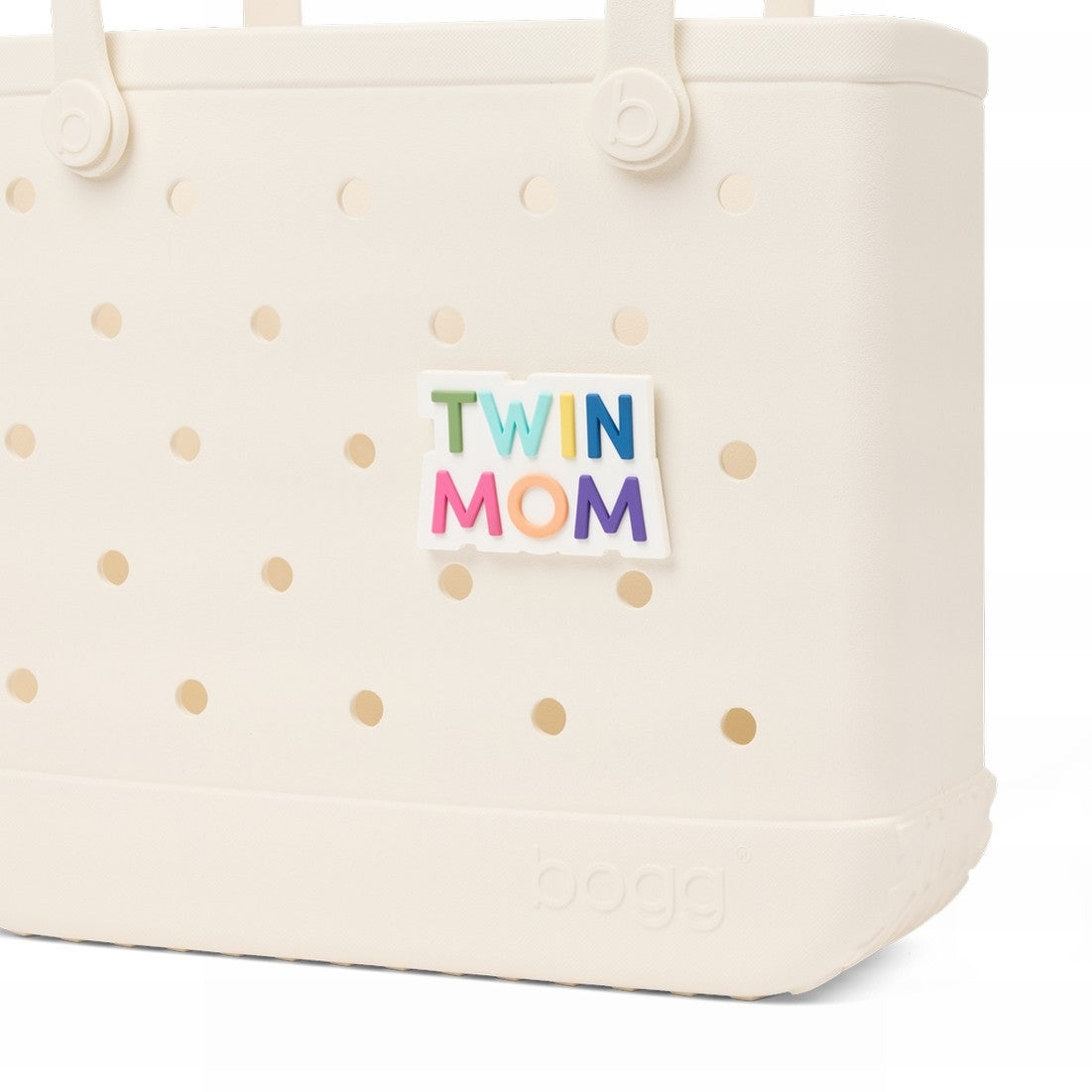 Bogg Bit Twin Mom Premium EVA Pool Bag Large Capacity Washable with Reinforced Handles for Family Beach Days Travel Organizer Vacation Essentials for Women