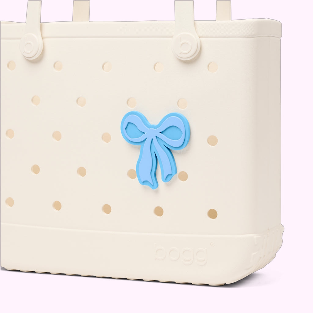 Bogg Bit Blue Bow Family Fun Day Tote Portable Waterproof Accessory Organizer Pouch for Pool Activities
