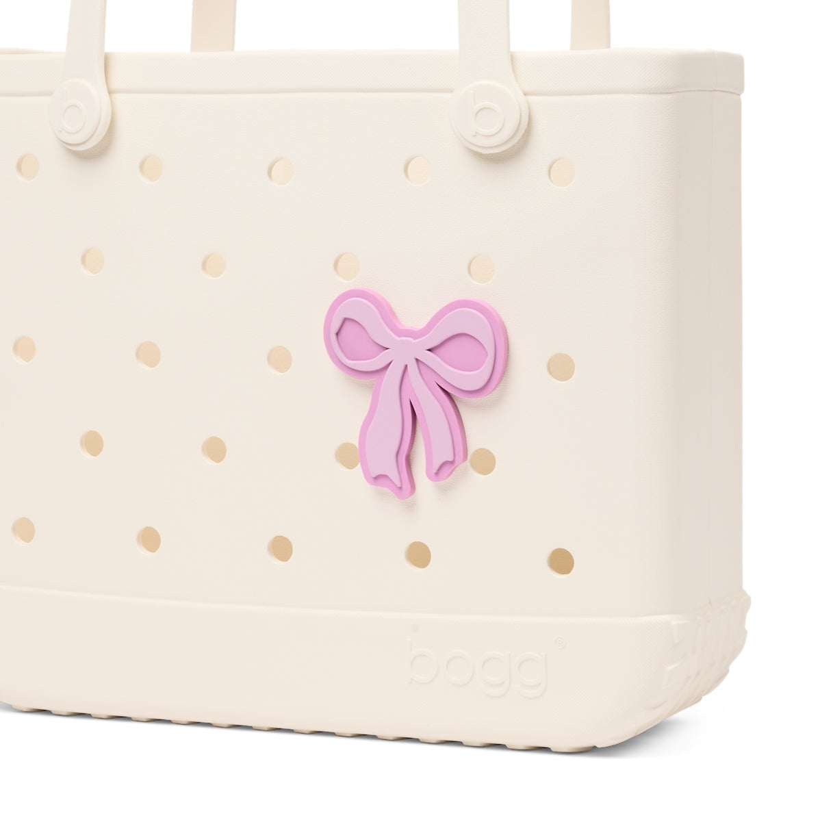 Bogg Bit Pink Bow Marine Adventure Carryall Luxury Large Capacity Open Top Access Access for Cruise Travel