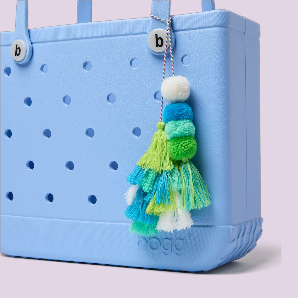 Bogg Bag Bauble Seaweed Double Tassel Resort Collection Carryall Modern Quick Dry Waterproof Phone Pouch Included for Family Trips