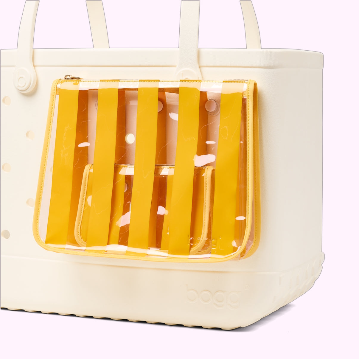 Bogg Bag Decorative Insert Limoncello Yellow Summer Holiday Storage Tote Flexible Waterproof Adjustable Shoulder Strap for Outdoor Sports