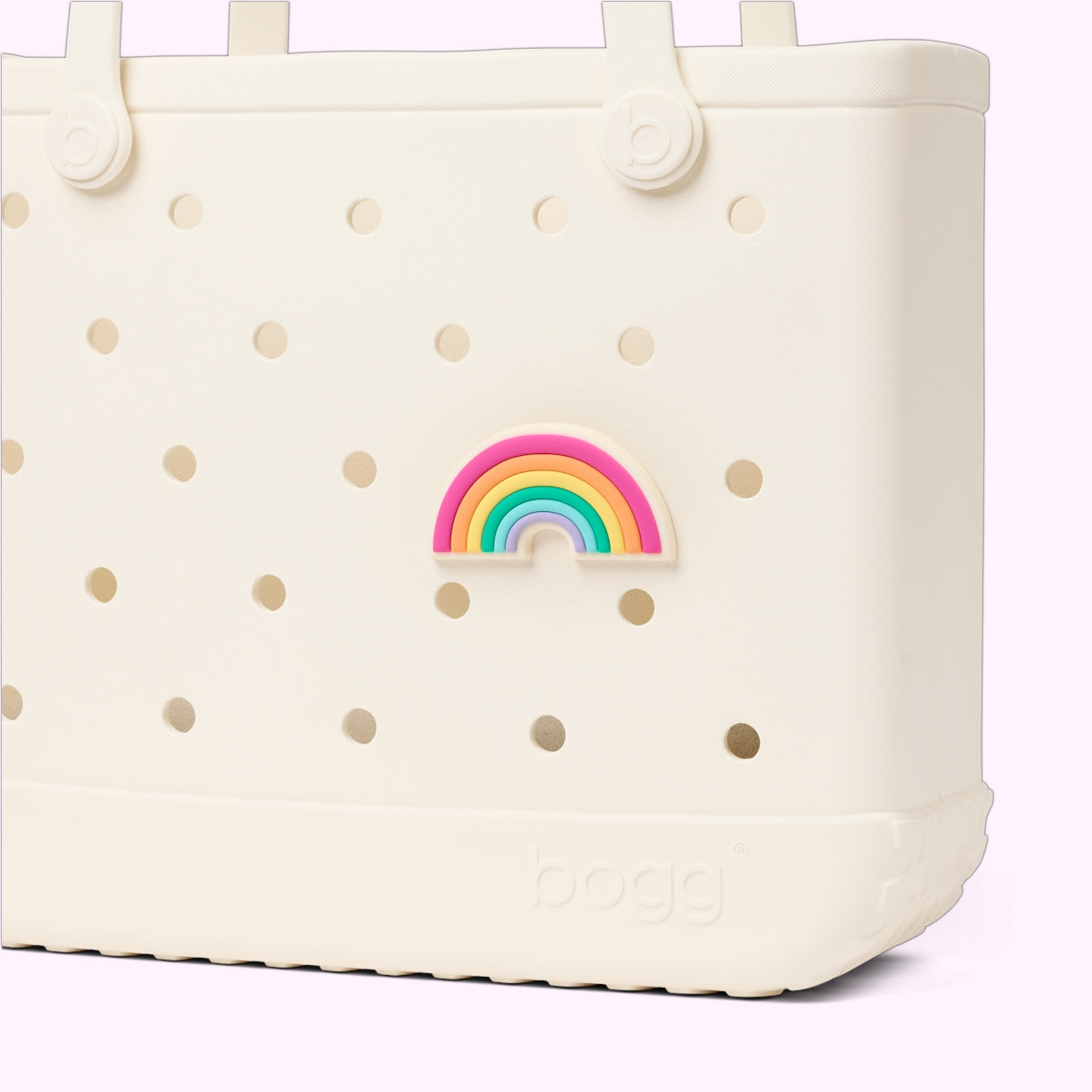 Bogg Bit Rainbow Family Fun Day Tote Ultra Durable Tip Resistant Accessory Organizer Pouch for Family Trips