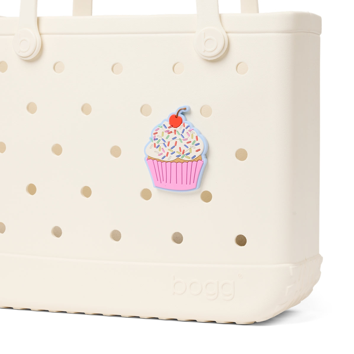 Bogg Bit Sprinkle Cupcake Family Beach Day Carryall Sandproof Sandproof with Extra Storage Compartments for Camping Trips Travel Organizer Vacation Essentials for Women