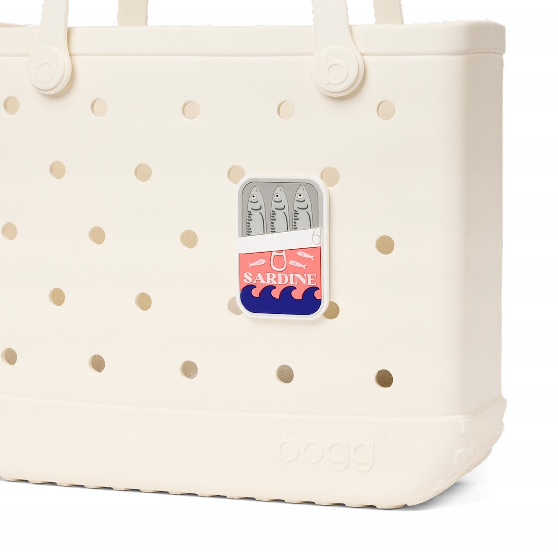 Bogg Bit Sardine Tin Ocean Day Storage Tote Luxury Tip Resistant Adjustable Shoulder Strap for Weekend Travel